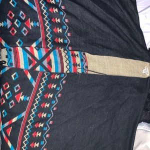 one size fits all tie poncho